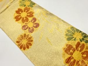 花模様織出し全通袋帯